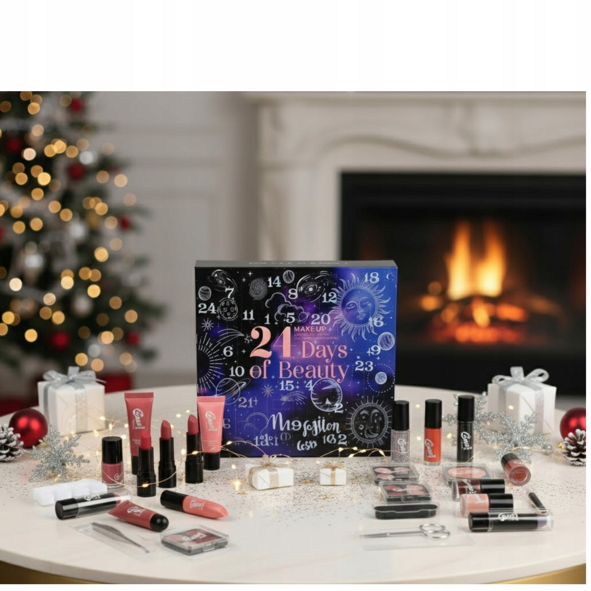ADVENT CALENDAR GIFT MAKEUP COSMETICS SET GLOSS 24 elements Manufacturer code KALEDARZ DLA KOBIET NASTOLATKI