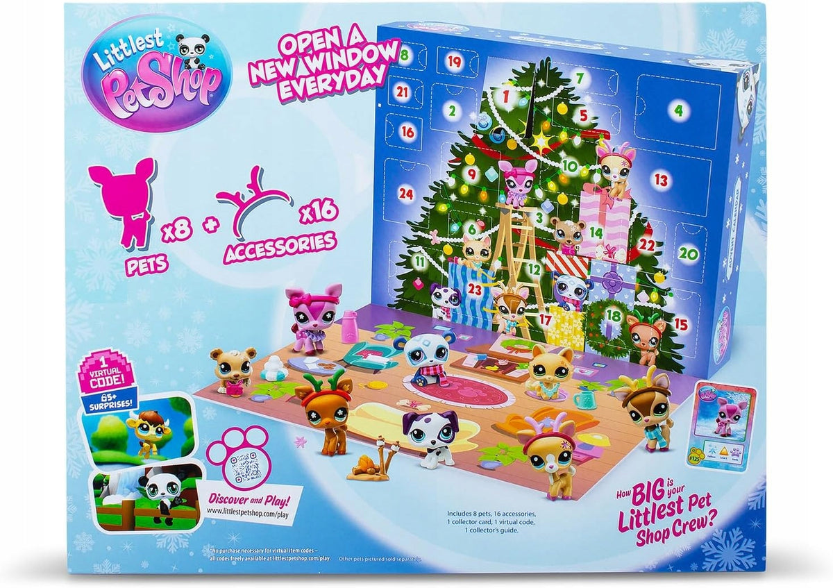 ADVENT CALENDAR LITTLE PET SHOP FIGURINES 24 WINDOWS COUNTDOWN HOLIDAY Manufacturer code KALENDARZ LITTLE PET SHOP