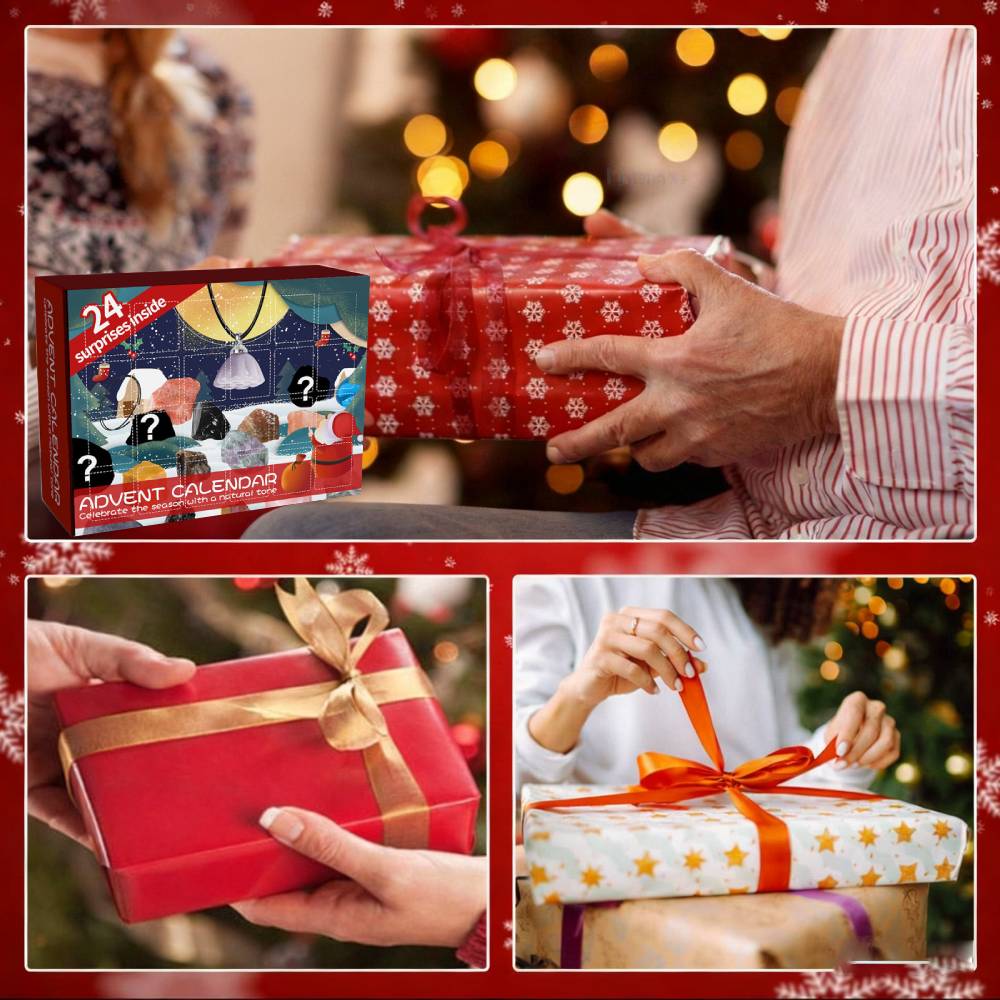 ADVENT CALENDAR MINERAL MINERALS STONES CRYSTALS MEDICINAL HOLIDAYS Manufacturer code 220909SM02