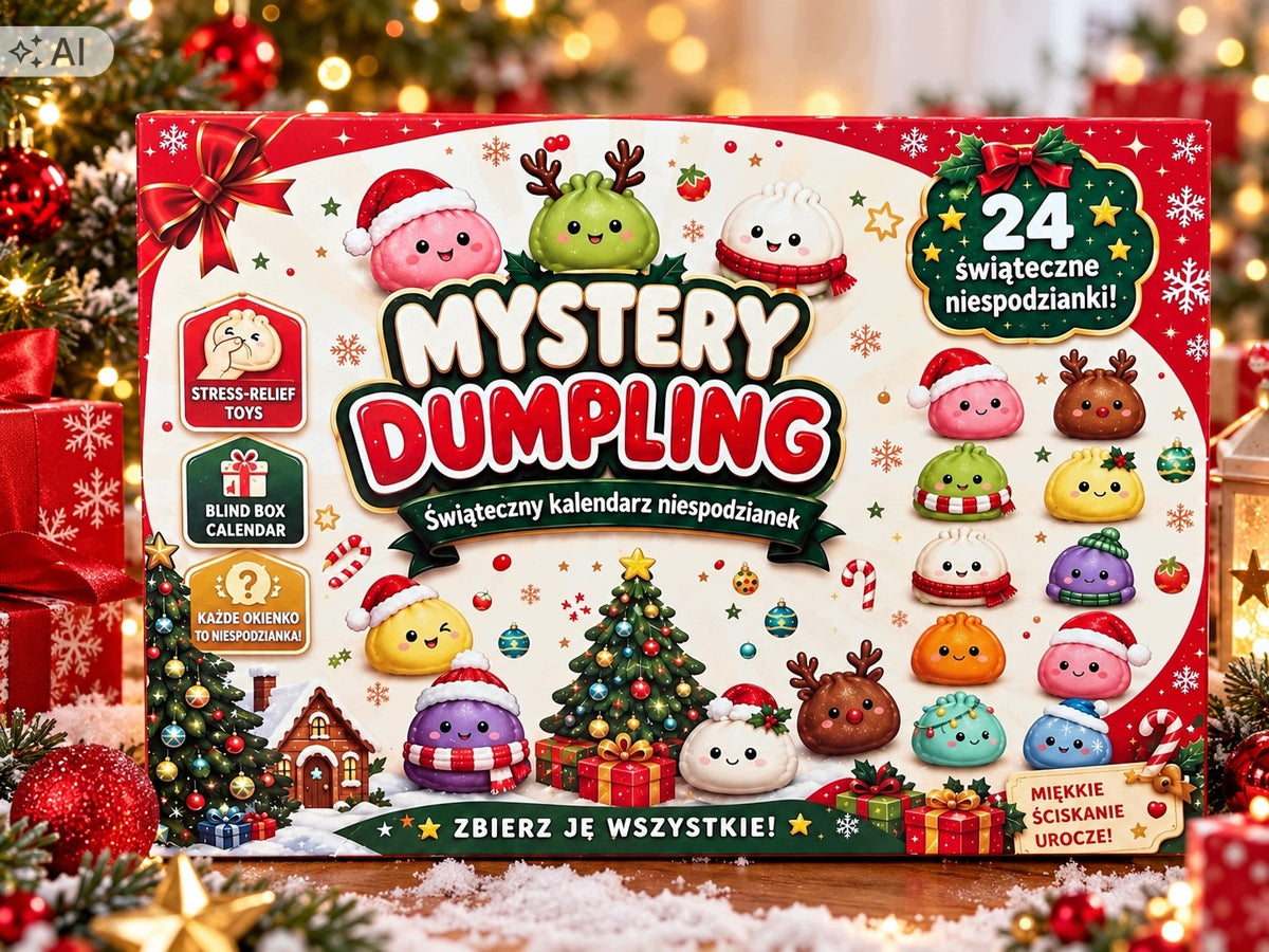 ADVENT CALENDAR MYSTERY DUMPLING 24 SQUISHIES SQUISHY ANTI-STRESS