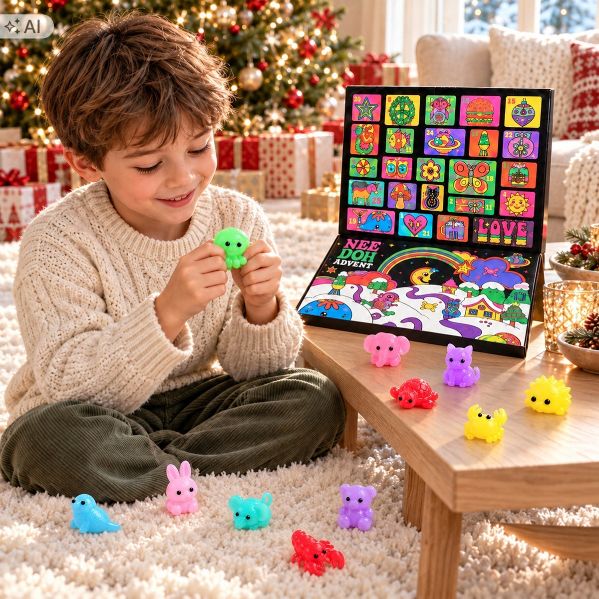 ADVENT CALENDAR SQUISHIES SQUISHY MOCHI 24 PIECES CHRISTMAS WITH CRUMPETS Manufacturer code Kalendarz adwentowy gniotki squishy