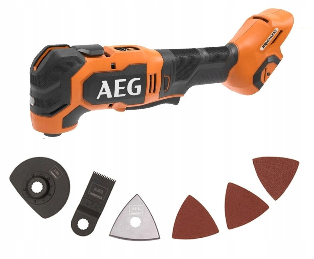 AEG BMT18BL-0 MULTI-TOOL 18V + ACCESSORIES Packaging status original