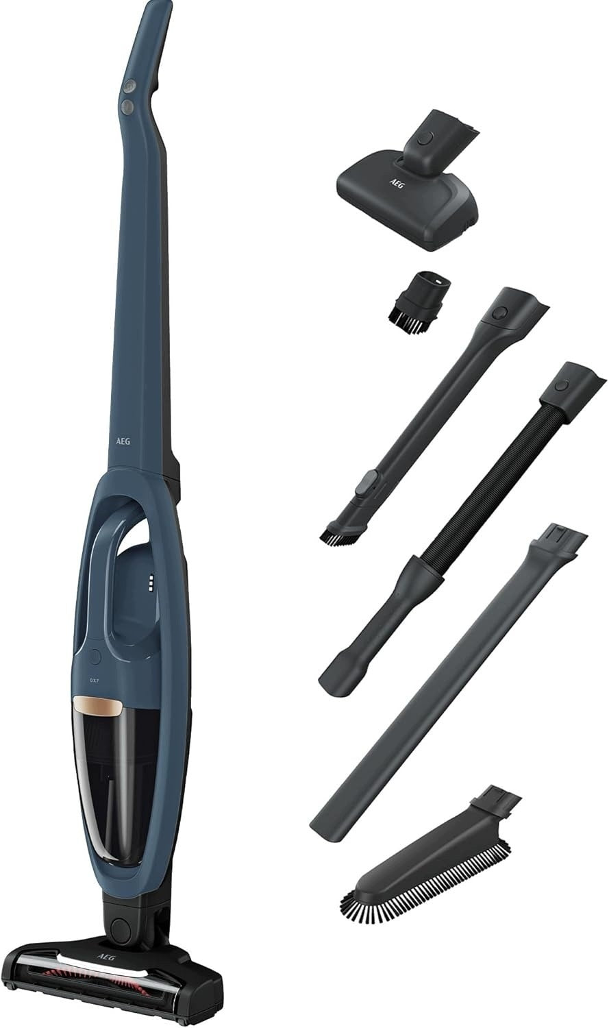 AEG QX7-1-I360 UPRIGHT VACUUM CLEANER, BLUE, 27.0W 21.6V