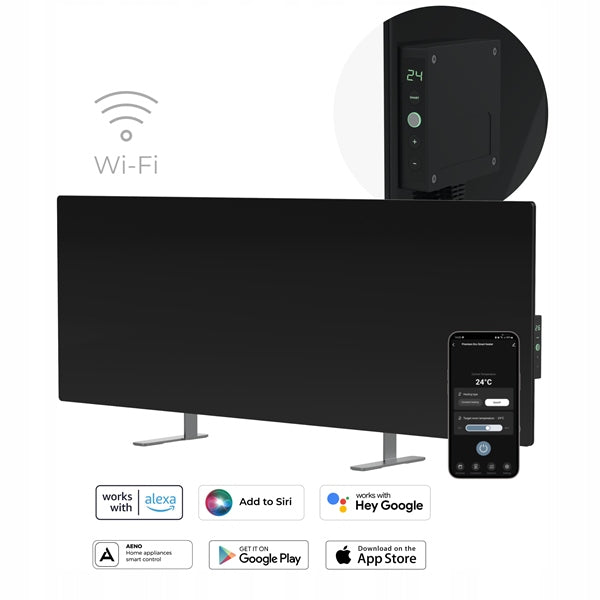 AENO AGH4S Premium Eco Smart Ohrievač, čierny, LED, WI-FI, max 700W,…