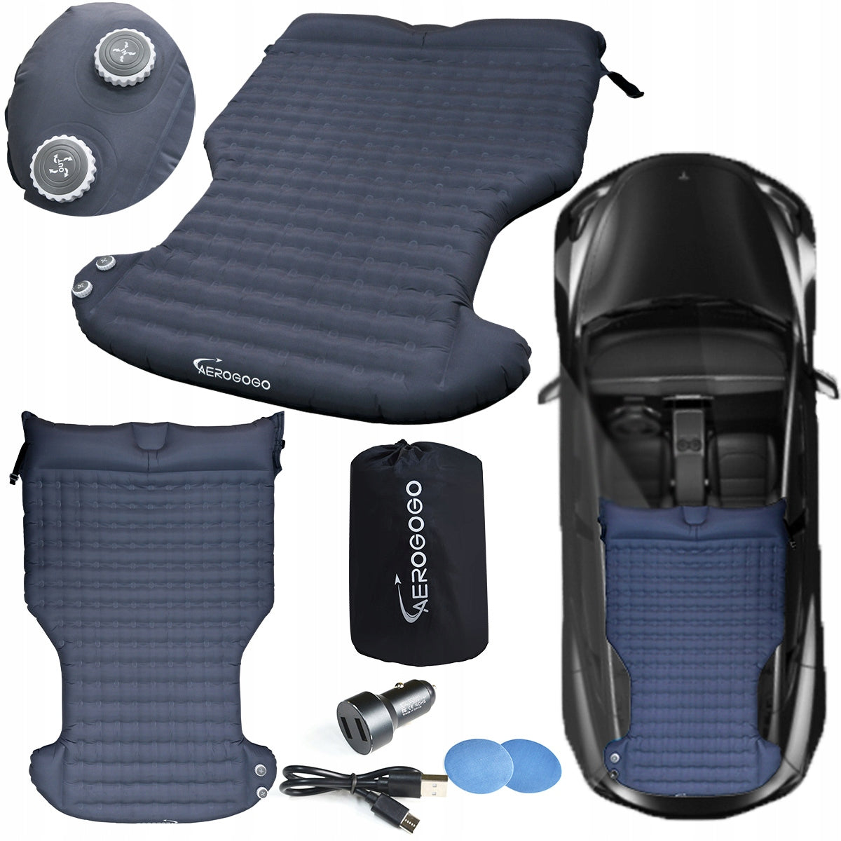 AEROGOGO GC2-01 Self-inflating mattress for Tesla model Y X Hyundai Tucson L