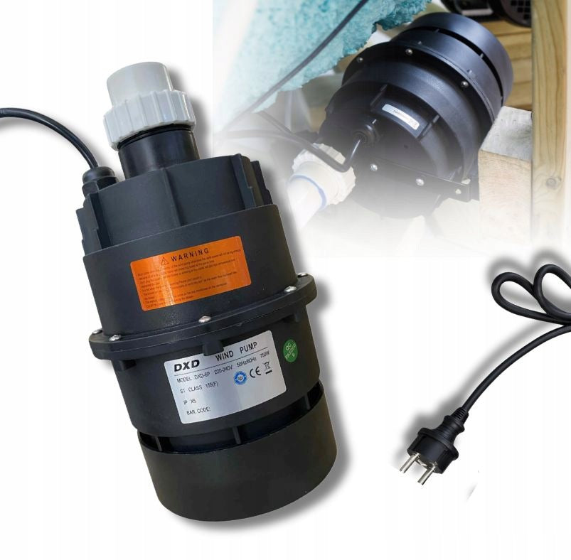 AEROMASSAGE POWERFUL 750W AIR PUMP FOR GARDEN TUB, JACUZI, SPA TUB