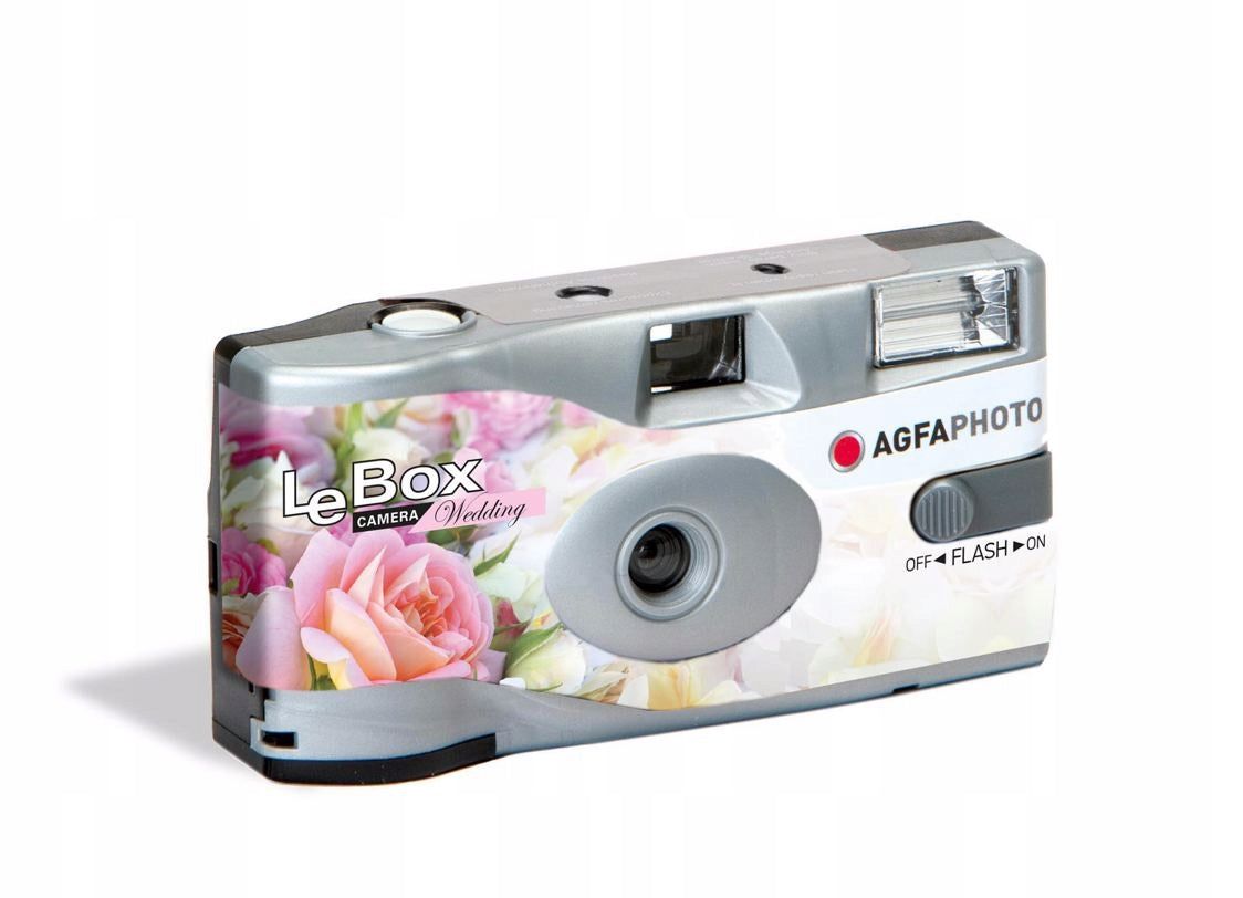 AGFA AGFAPHOTO Disposable Camera ISO 400 / 27 Flash Photos for Wedding
