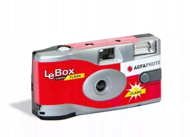 AGFA LEBOX Disposable Camera, ISO 400, 27 Exposures with Flash