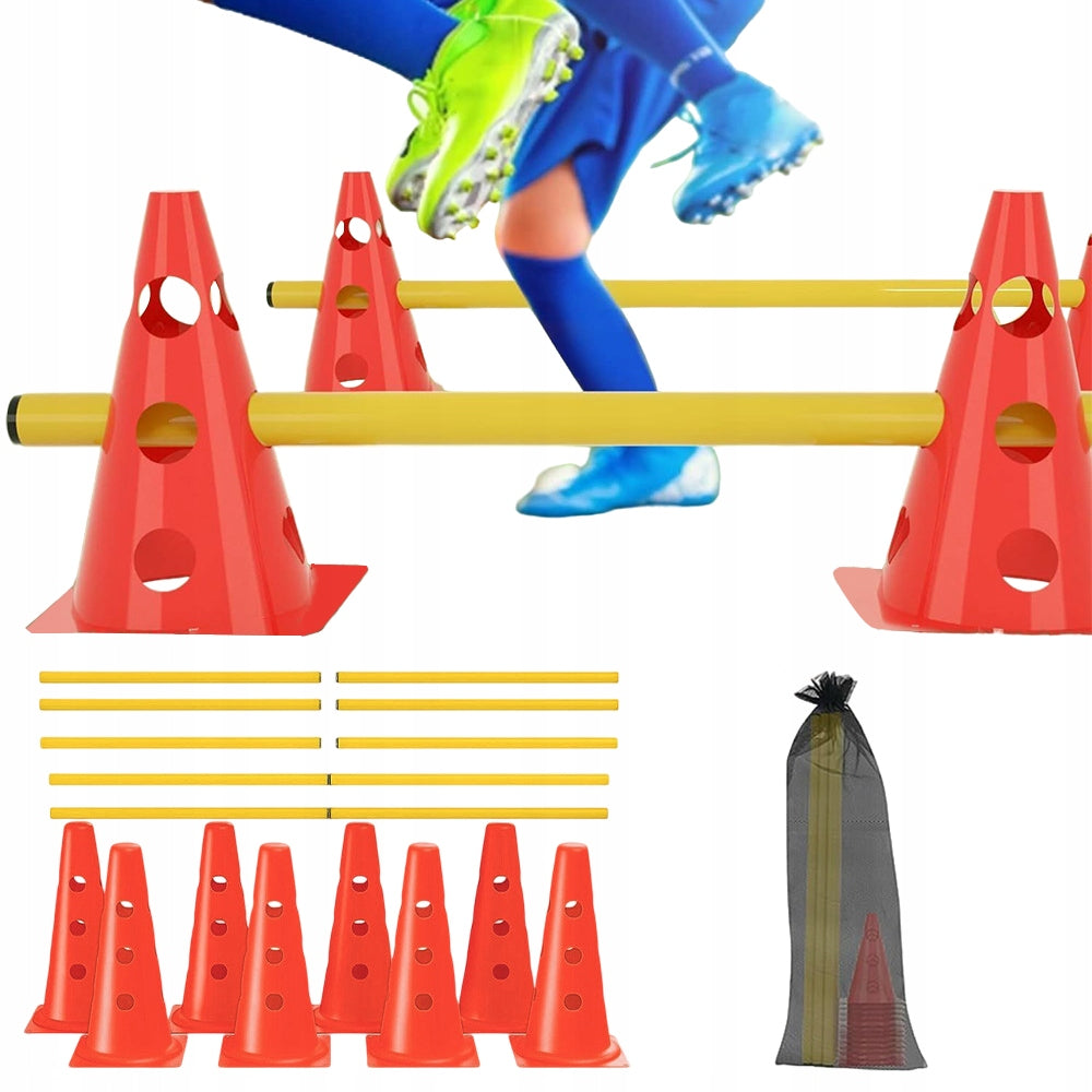 AGILITY SET FOR DOG TRAINING HURDLES ATHLETICS EQUESTRIAN HANDBALL
