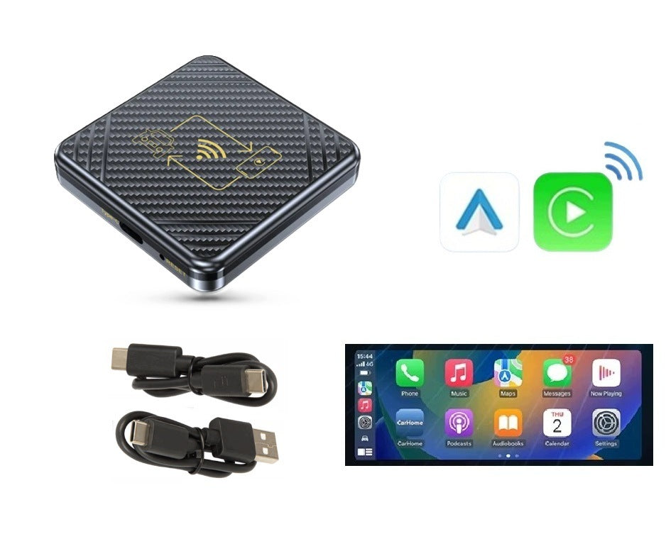 AI&JL WIRELESS CAR ADAPTER USB ANDROID AUTO APPLE CARPLAY