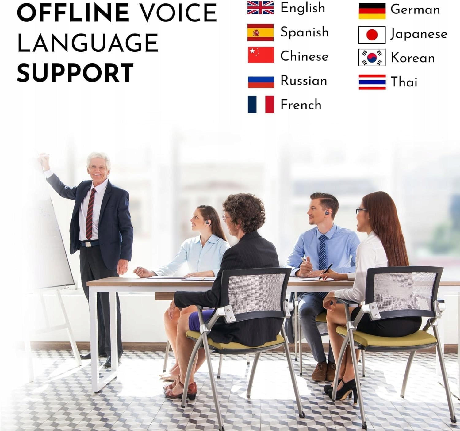 AI Translation Earbuds Real Time - All Language Translator Headphones Brand no brand
