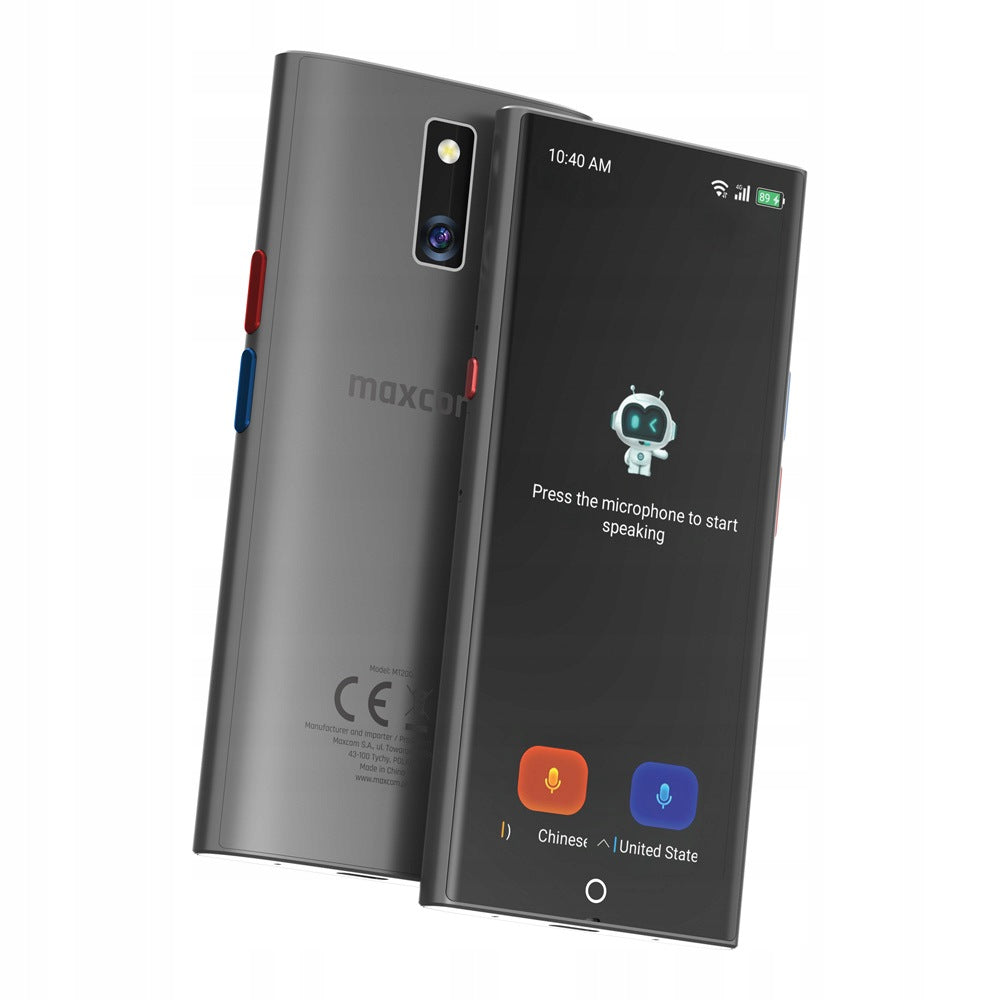 AI Translator Maxcom MT200 4G WiFi Offline 139 Languages Voice Translation