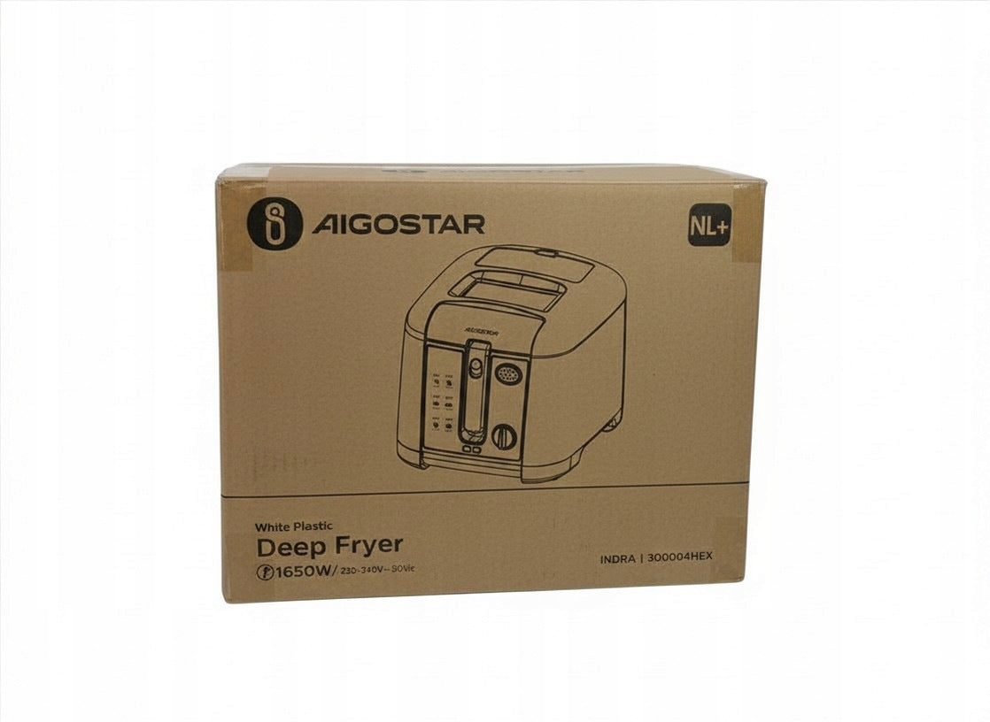 AIGOSTAR INDRA TRADITIONAL AIR FRYER 2,5L 1650W WHITE Manufacturer code 300004VGU