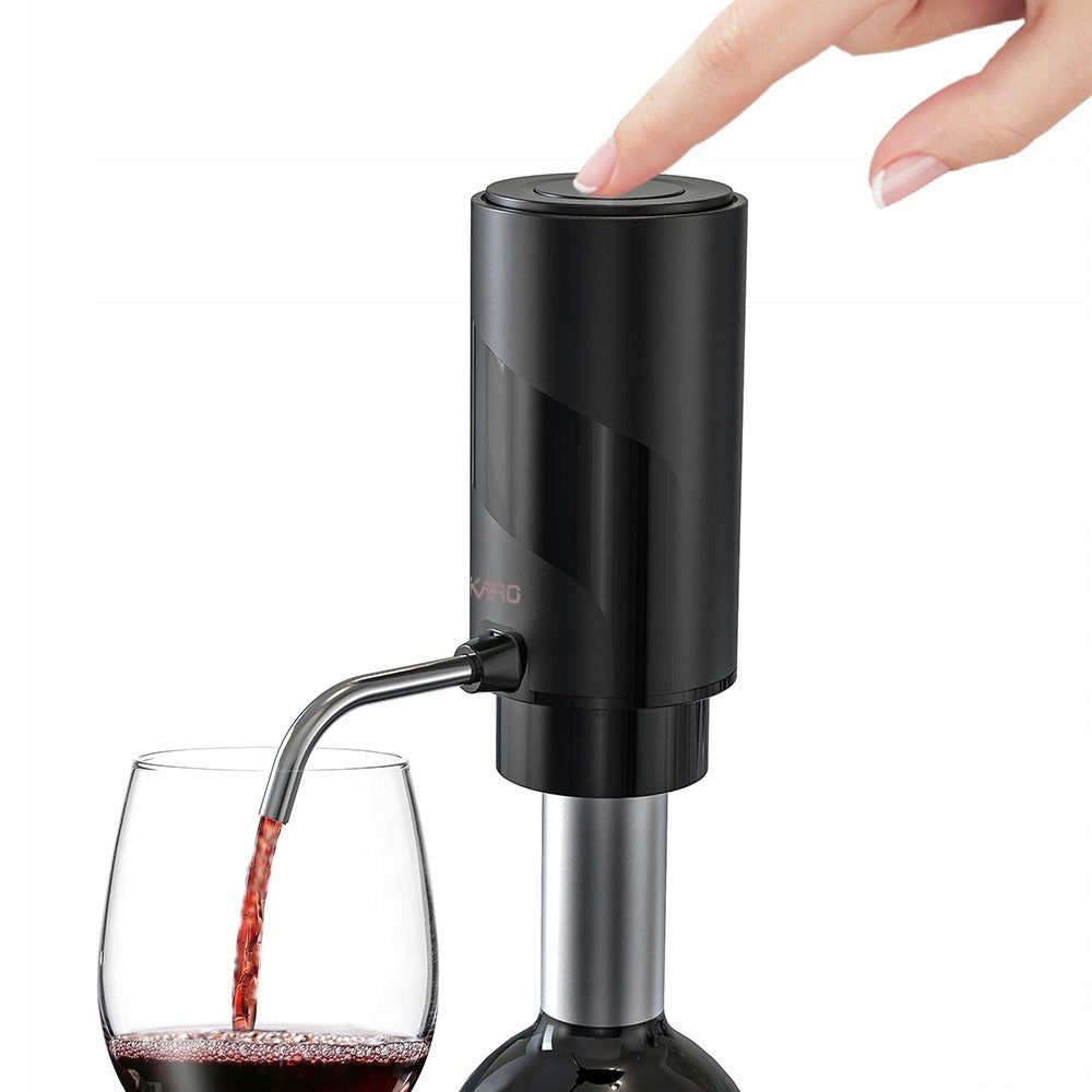 AIKARO - Electric Wine Aerator Pourer Automatic Decanter, Rechargeable