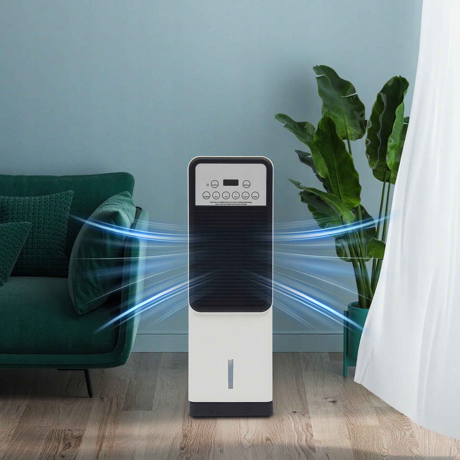 AIR CONDITIONER 2KW FREESTANDING, FOR HEATING/COOLING WITH REMOTE CONTROL Packaging status original
