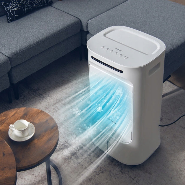 AIR CONDITIONER 3IN1 HOME 10L FAN HUMIDIFIER REMOTE CONTROL TIMER COSTWAY Dominant color white
