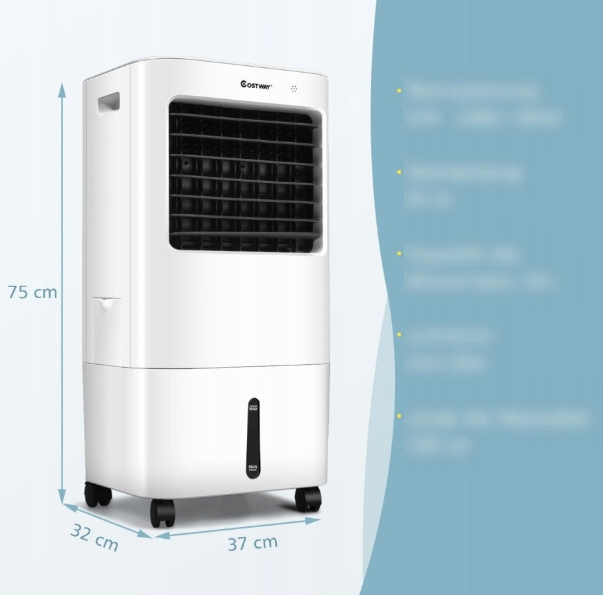 AIR CONDITIONER EVAPORATIVE FAN 3IN1 20L 65W REMOTE CONTROL WHITE Manufacturer code ES10332DE-WH
