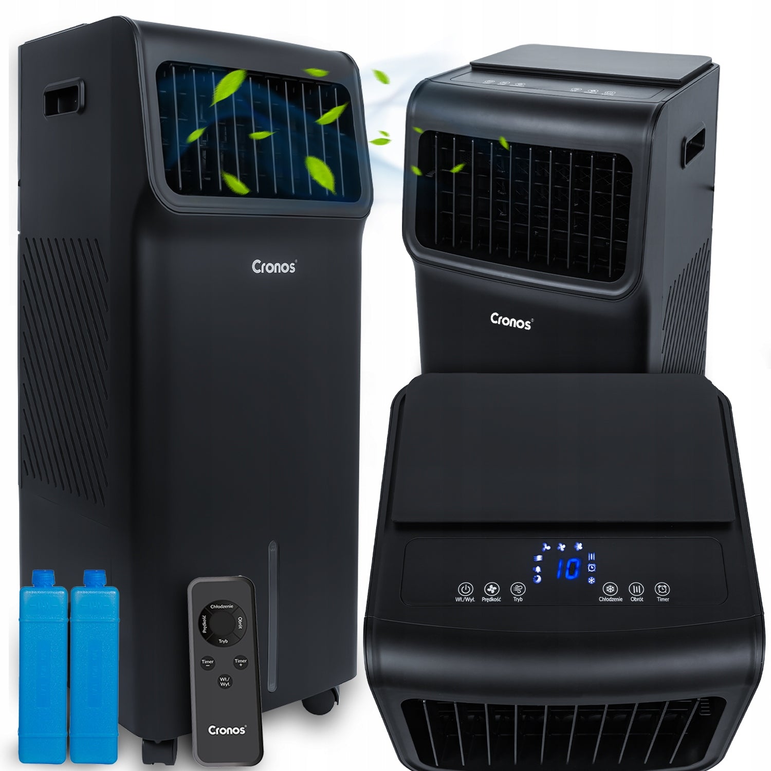 AIR CONDITIONER FAN PORTABLE 18L IONIZATION 4in1 + REMOTE CONTROL CARTRIDGES
