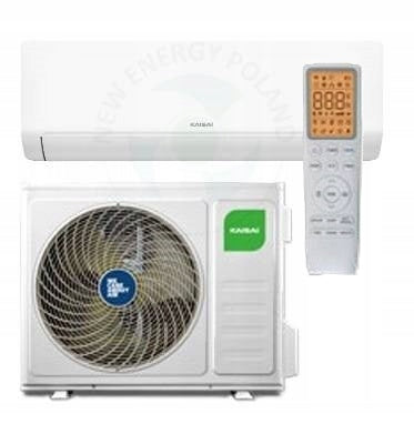 AIR CONDITIONER KAISAI 3,4 KW EVO KEV-12TLH SET HEATER IONIZER