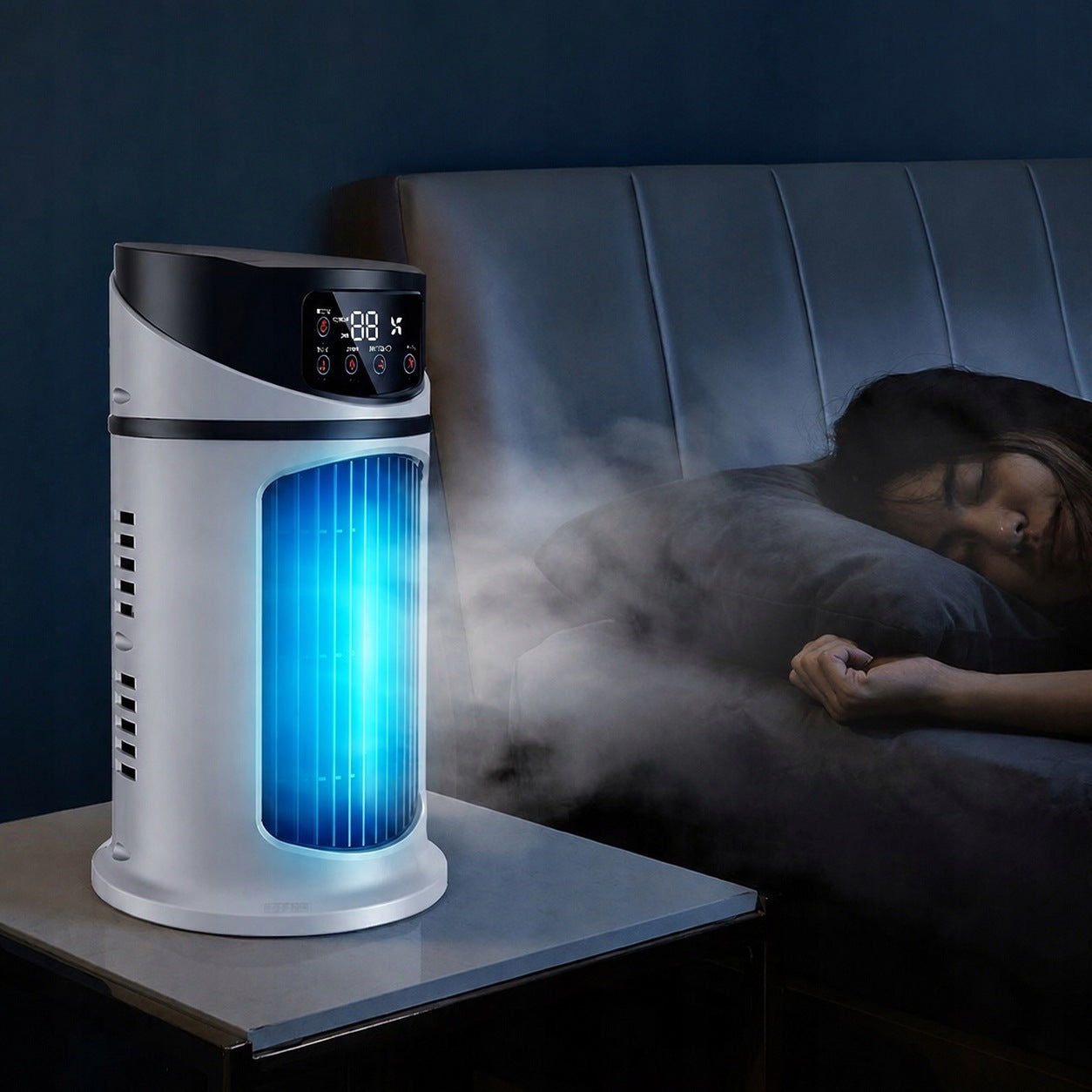 AIR CONDITIONER MINI PORTABLE 10 IN USB 6 GEARS TIMER 6 H 300 ML ABS Number of speed levels 6