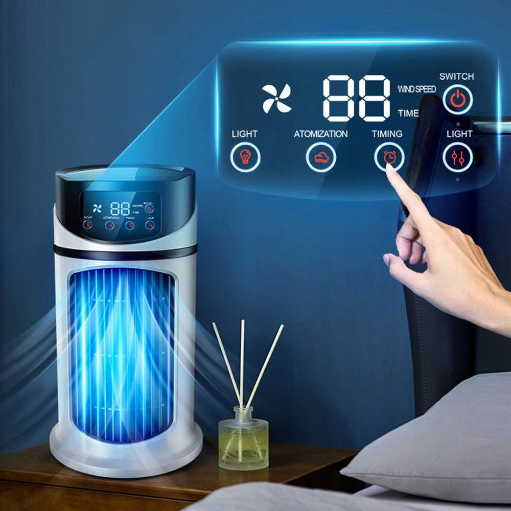 AIR CONDITIONER MINI PORTABLE ROOM ICE WATER FAN Kind portable