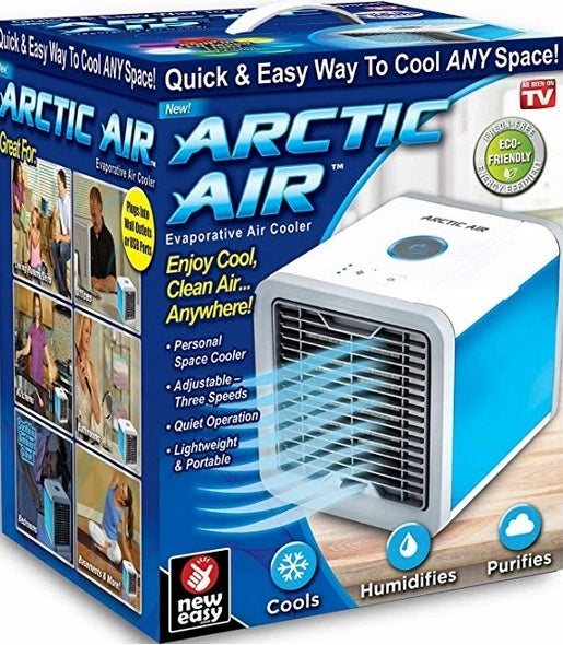 AIR CONDITIONER PORTABLE ARCTIC AIR COOLER LED USB HUMIDIFIER SMALL WITHOUT PIPE