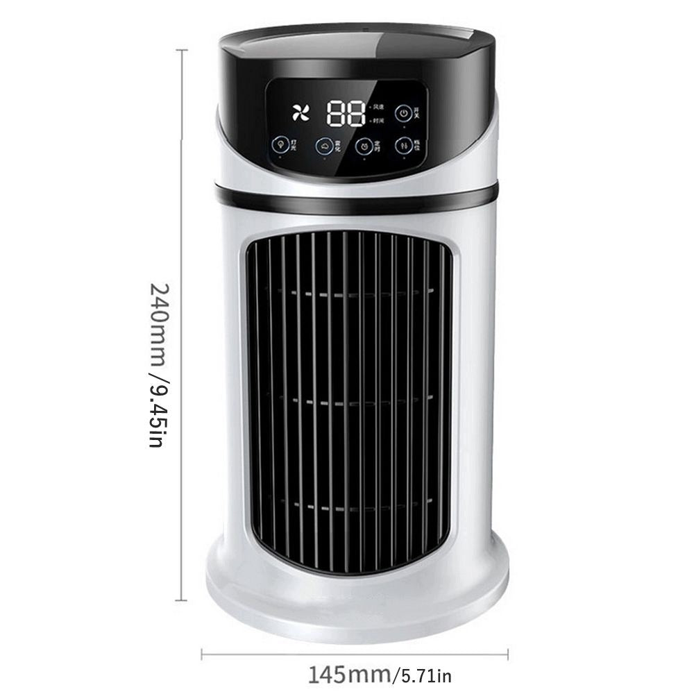AIR CONDITIONER PORTABLE CONVENIENT WATER TANK TOUCH AMENITIES Dominant color white