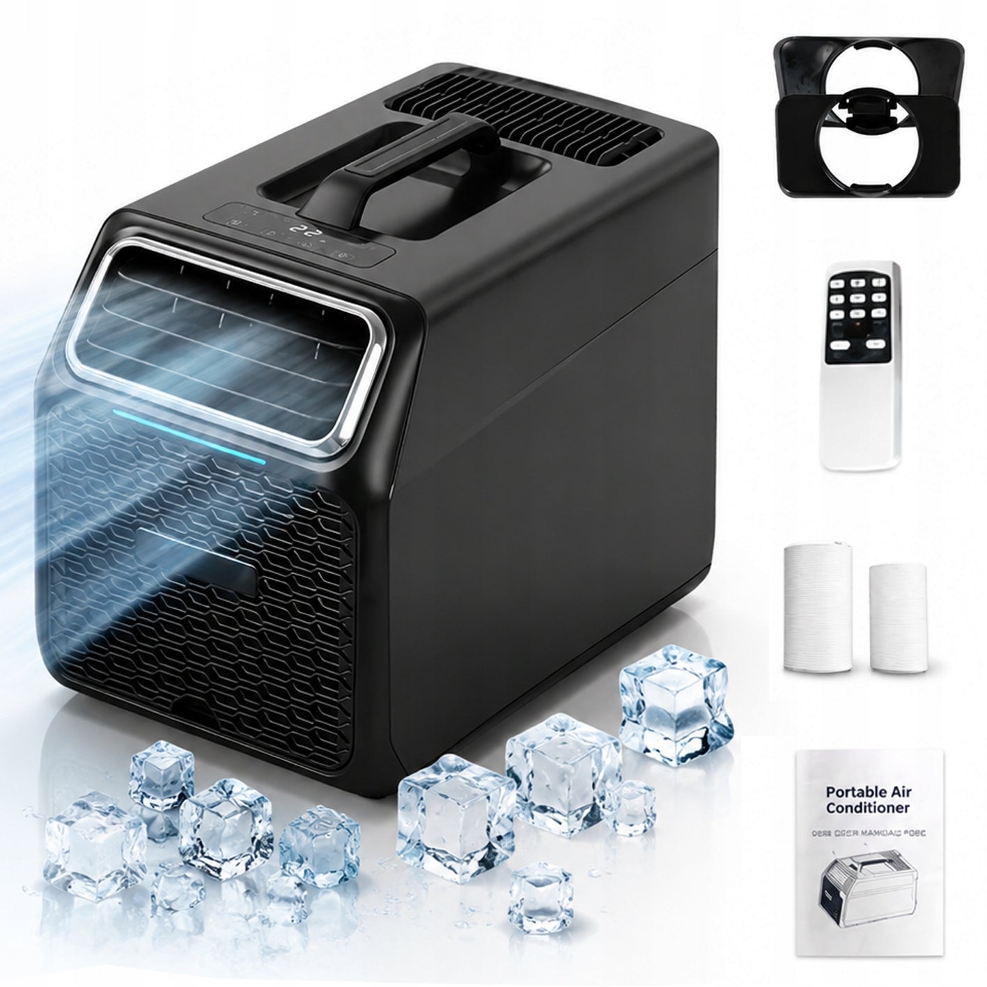 AIR CONDITIONER PORTABLE DEHUMIDIFIER 650W WITH SELF-CLEANING WATER