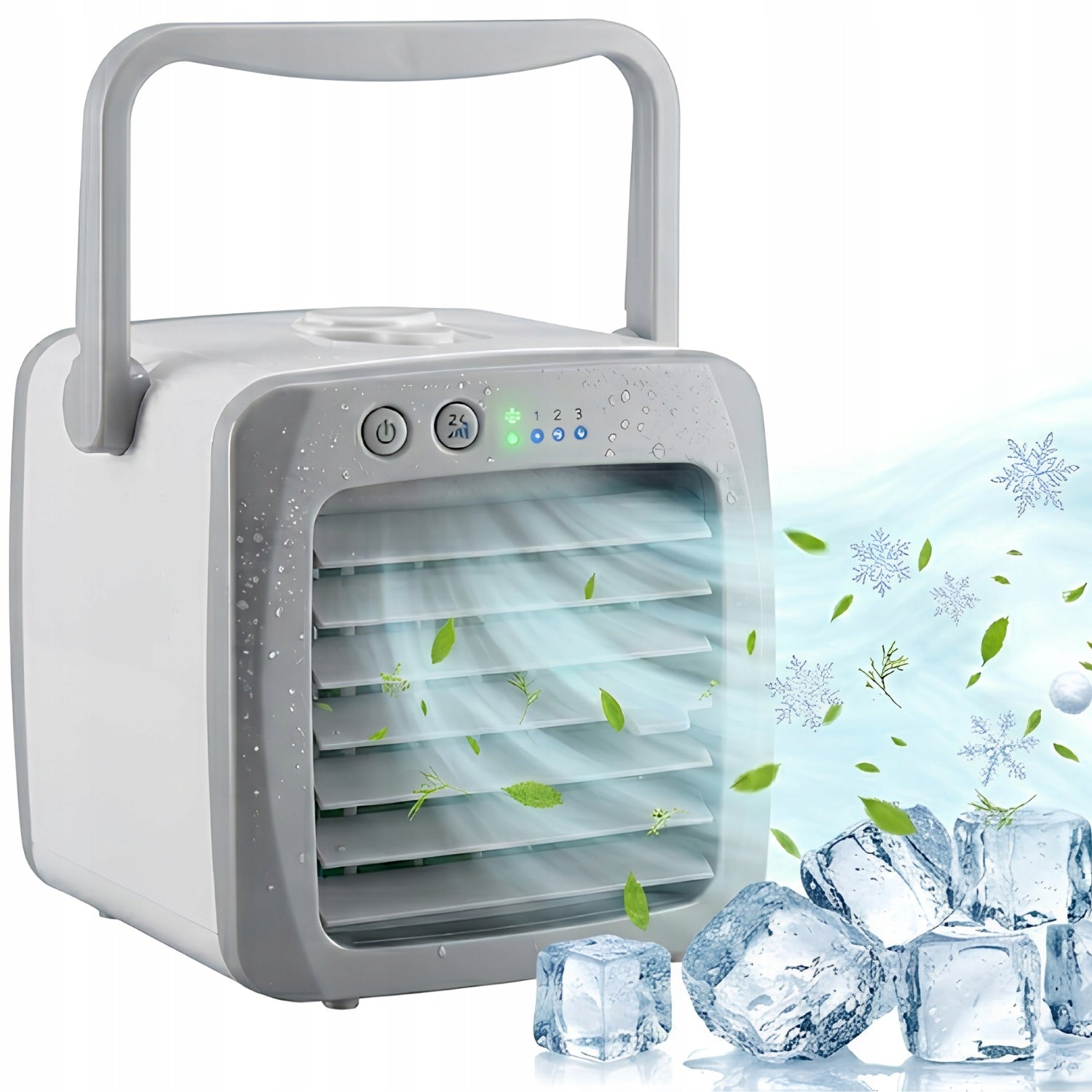 AIR CONDITIONER PORTABLE DESK AIR CONDITIONER WATER QUIET FAN FOR USB 3IN1 Packaging status original