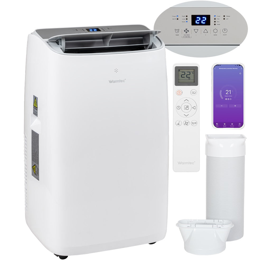 AIR CONDITIONER PORTABLE INVERTER 4IN1 HEATING 3,5KW FROYA QUIET WIFI DEHUMIDIFIER