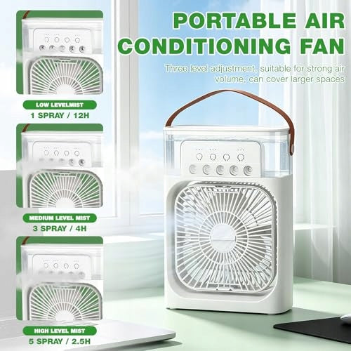 AIR CONDITIONER PORTABLE MINI AIR FAN HUMIDIFIER FOR HOME OFFICE Brand no brand