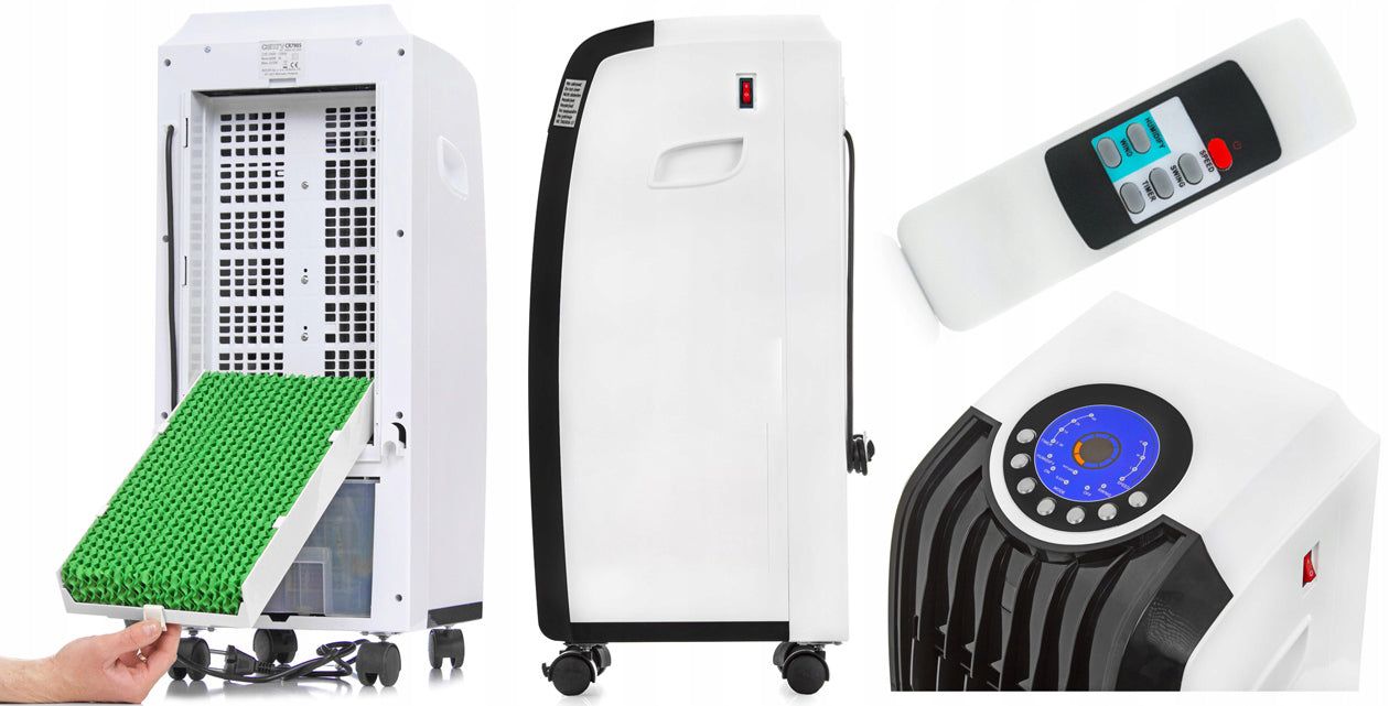 AIR CONDITIONER PORTABLE RAVANSON KR-7010 WATER CLIMATE 3 SPEED LED 60W Model KLIMATOR PRZENOŚNY RAVANSON KR-7010 KLIMA WODNA