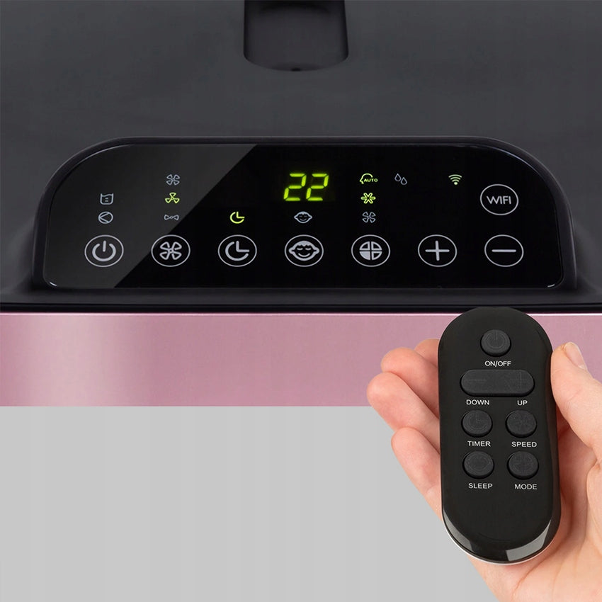 AIR CONDITIONER PORTABLE WIFI 3,4KW 59M² AIR CONDITIONING DEHUMIDIFIER QUIET EFFICIENT Medical device no