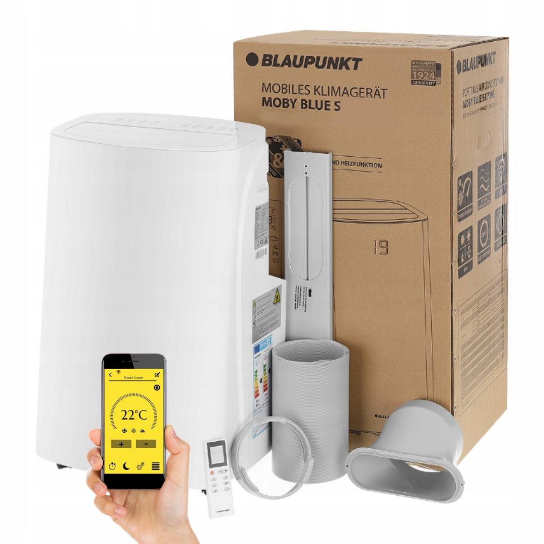 AIR CONDITIONER PORTABLE WIFI BLAUPUNKT MBS12E 3,5KW QUIET DEHUMIDIFIER 3IN1