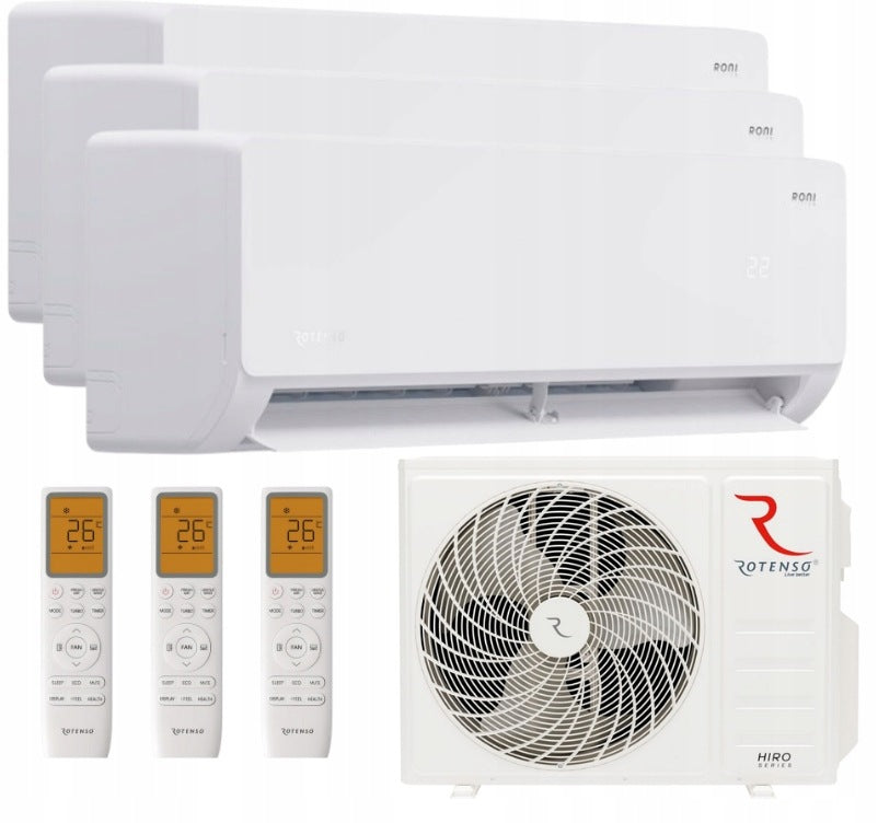AIR CONDITIONER Rotenso MULTI-SPLIT 3x2,6kW Roni R18 LATEST SERIES