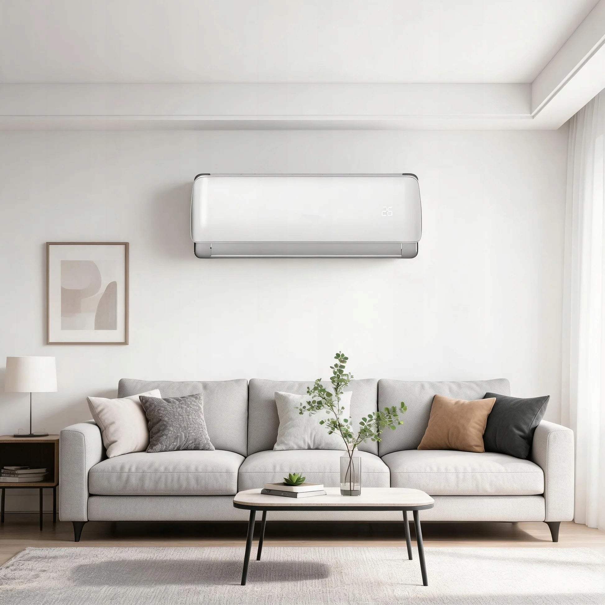 AIR CONDITIONER SPLIT 9000 BTU A++ WIFI R32 COOLING FOR HOME Brand no brand
