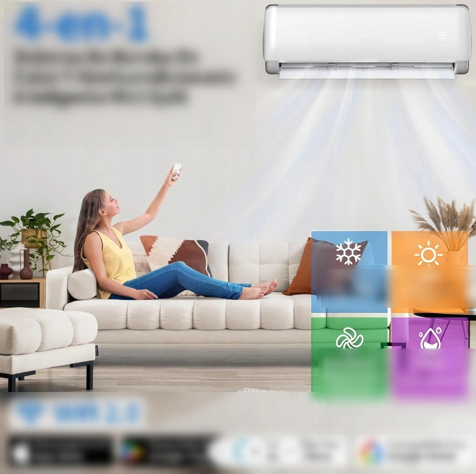 AIR CONDITIONER SPLIT 9000 BTU A++ WIFI R32 COOLING FOR HOME Manufacturer code MHK_38NG4DBR_B,MHK_38NG4DBR_A
