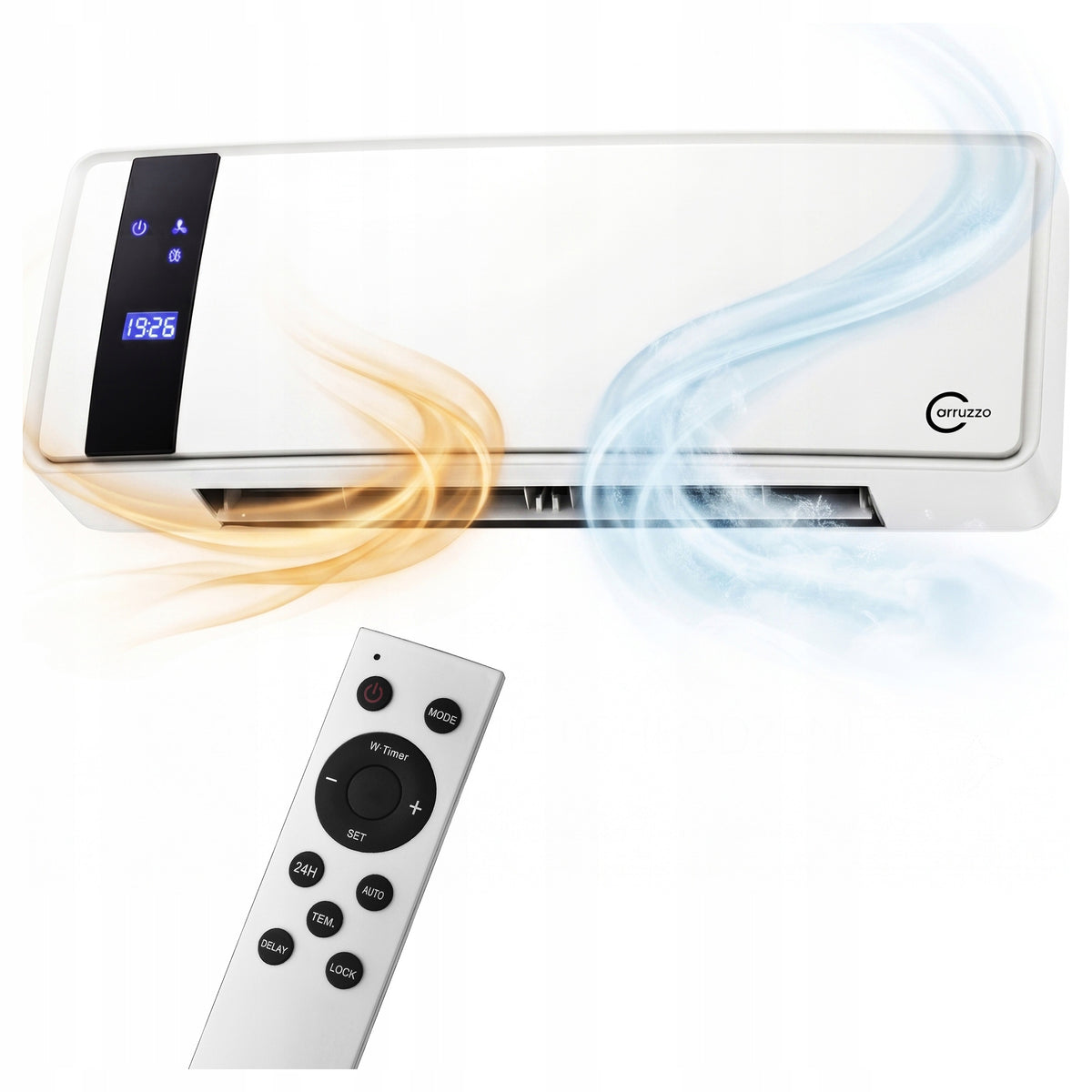 AIR CURTAIN 2000W ELECTRIC HEATER FAN BLOWING PILOT