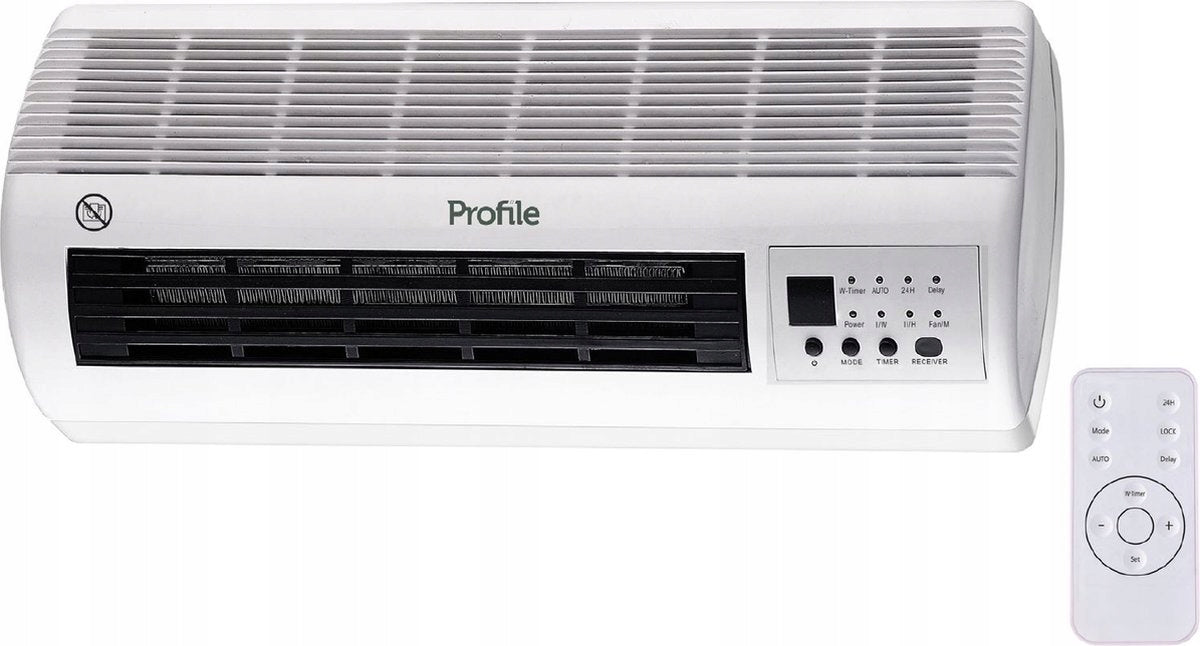AIR CURTAIN CERAMIC ENERGY EFFICIENT BLOW HEATER 2000W REMOTE CONTROL