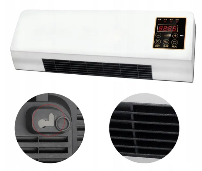 AIR CURTAIN FAN HEATER OVER DOOR WINDOW 1800W + REMOTE CONTROL Manufacturer code KURTYNA POWIETRZNA Z PILOTEM GRZEJE CHŁODZI