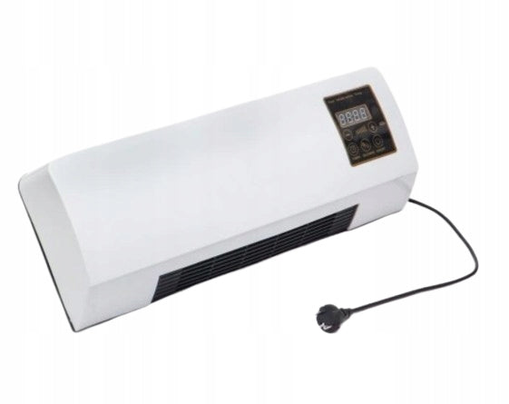 AIR CURTAIN FAN HEATER OVER DOOR WINDOW 1800W + REMOTE CONTROL Product height 32 cm
