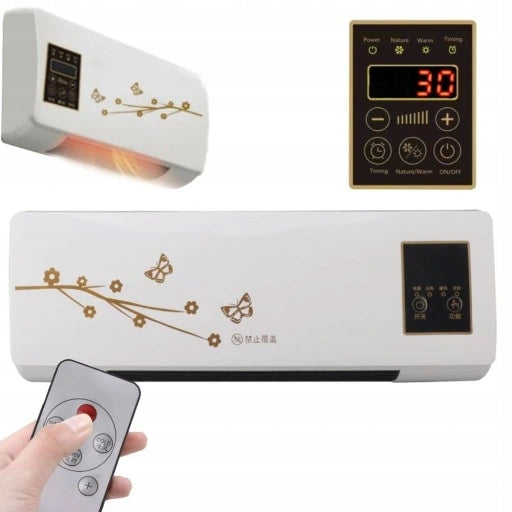 AIR CURTAIN FAN HEATER OVER DOOR WINDOW 2000W + REMOTE CONTROL