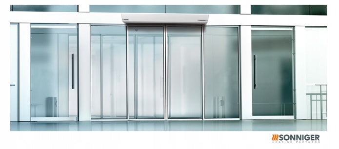 AIR CURTAIN SONNIGER GUARD 100W - 1 m 2000 m3/h IP21 16kW Kind with water heater