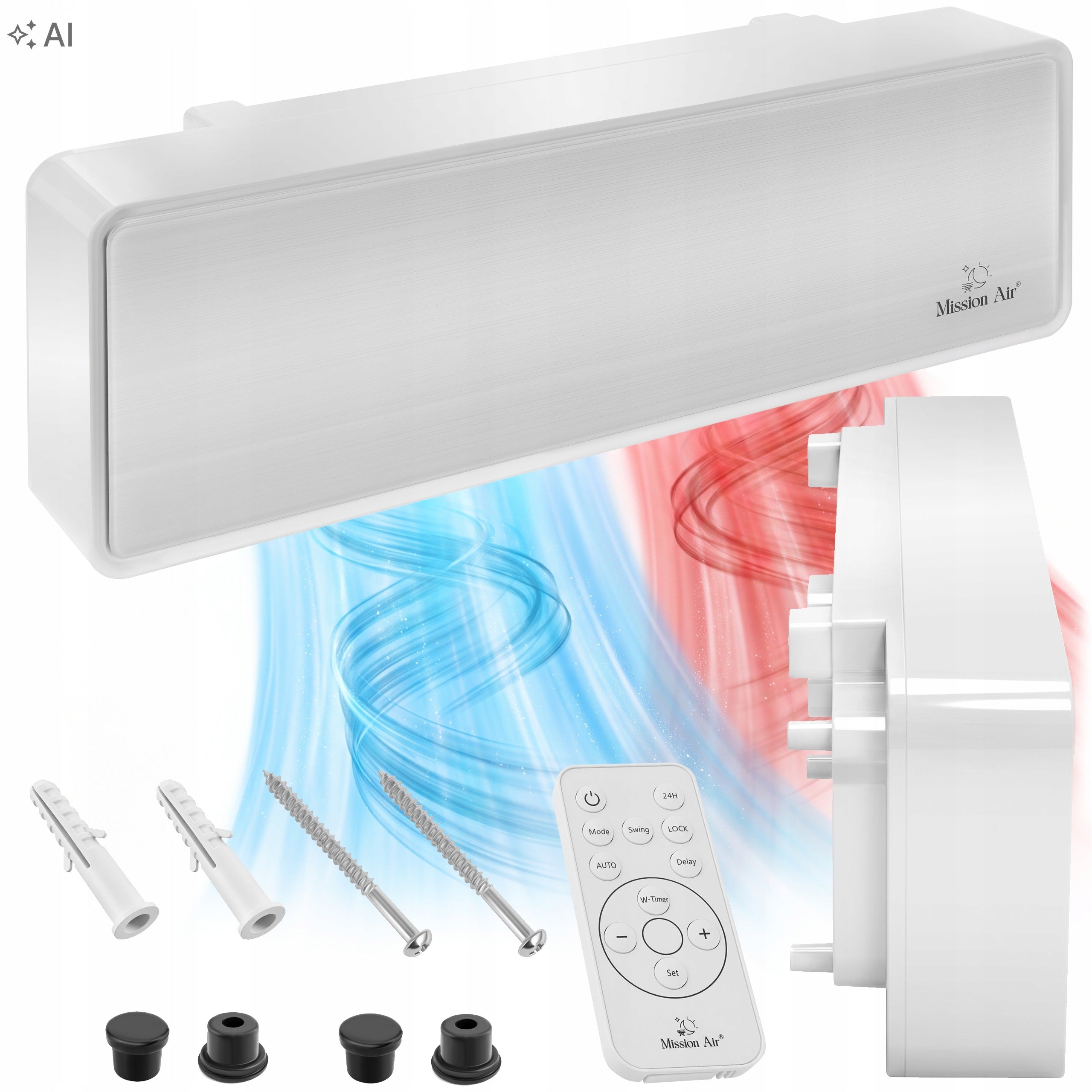 AIR CURTAIN energy-saving electric heater PILOT TIMER 2000W