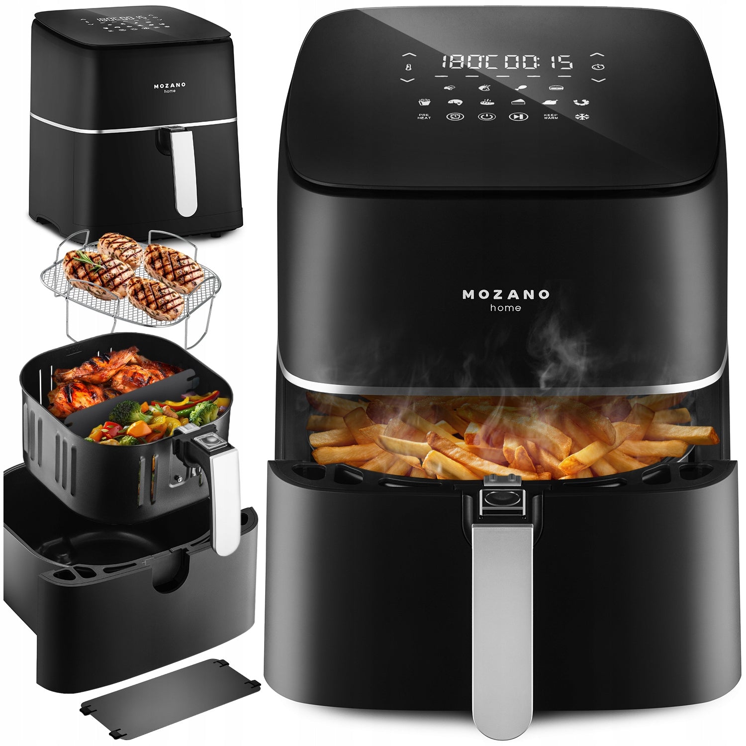 AIR FRYER + CRISPFLOW STRONG 8L