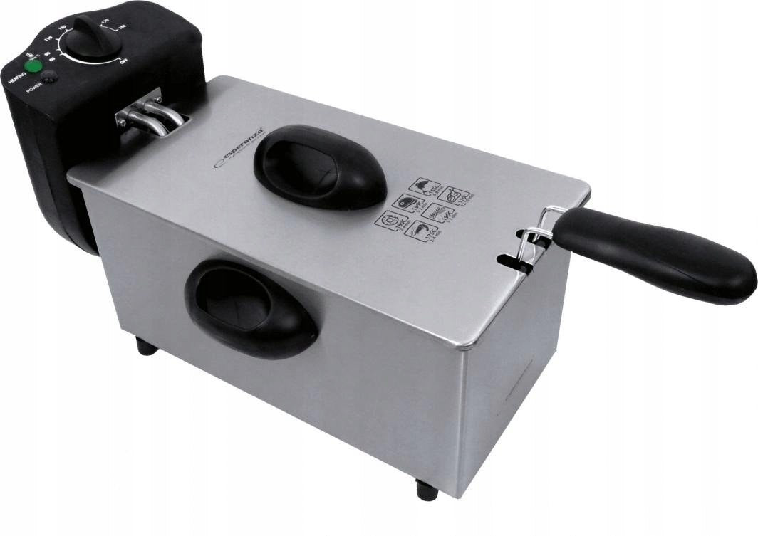 AIR FRYER LARGE OIL STAINLESS STEEL 2000W STRONG XXL 3L Manufacturer code 03032