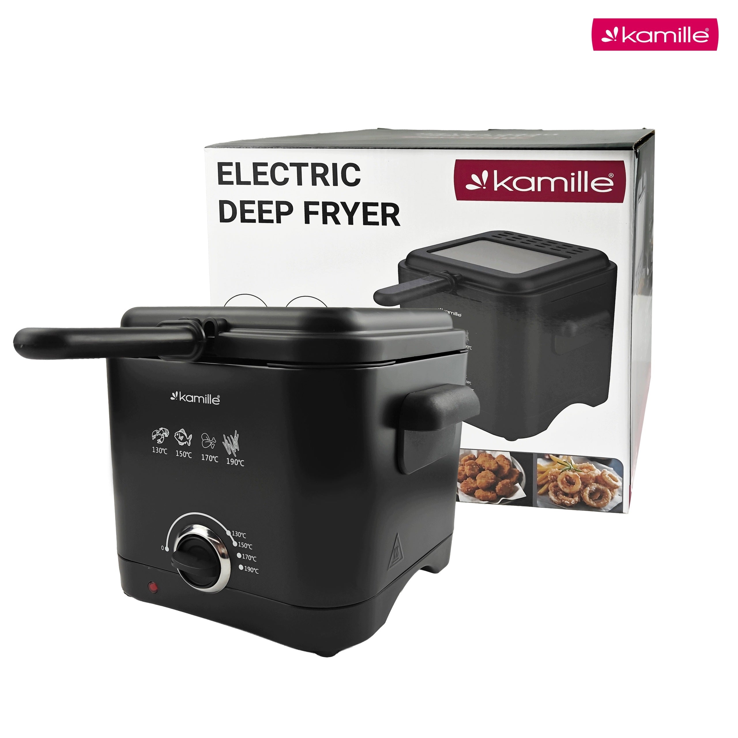 AIR FRYER POWERFUL COMPACT 1,5 L FRIES CHICKENS KAMILLE