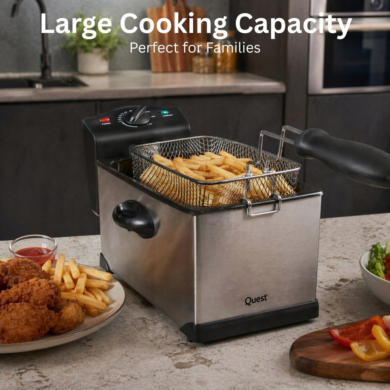 AIR FRYER QUEST CASTLE 3L 2000W Manufacturer code Frytkownica