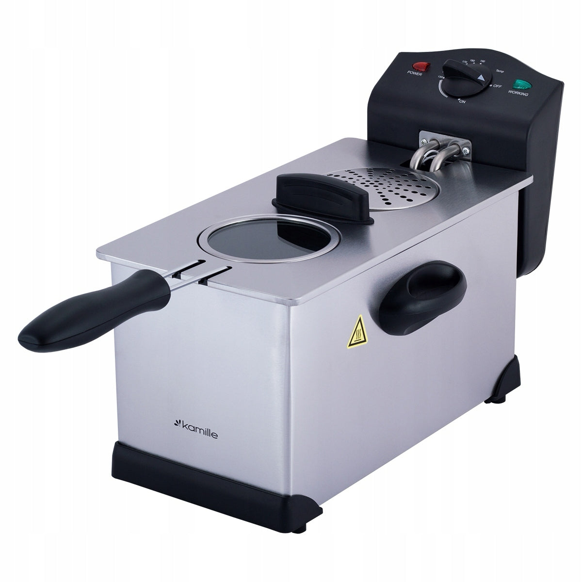 AIR FRYER STRONG OIL FRYER TRADITIONAL 3,0 L FRIES NUGGETS LARGE Brand Kamille