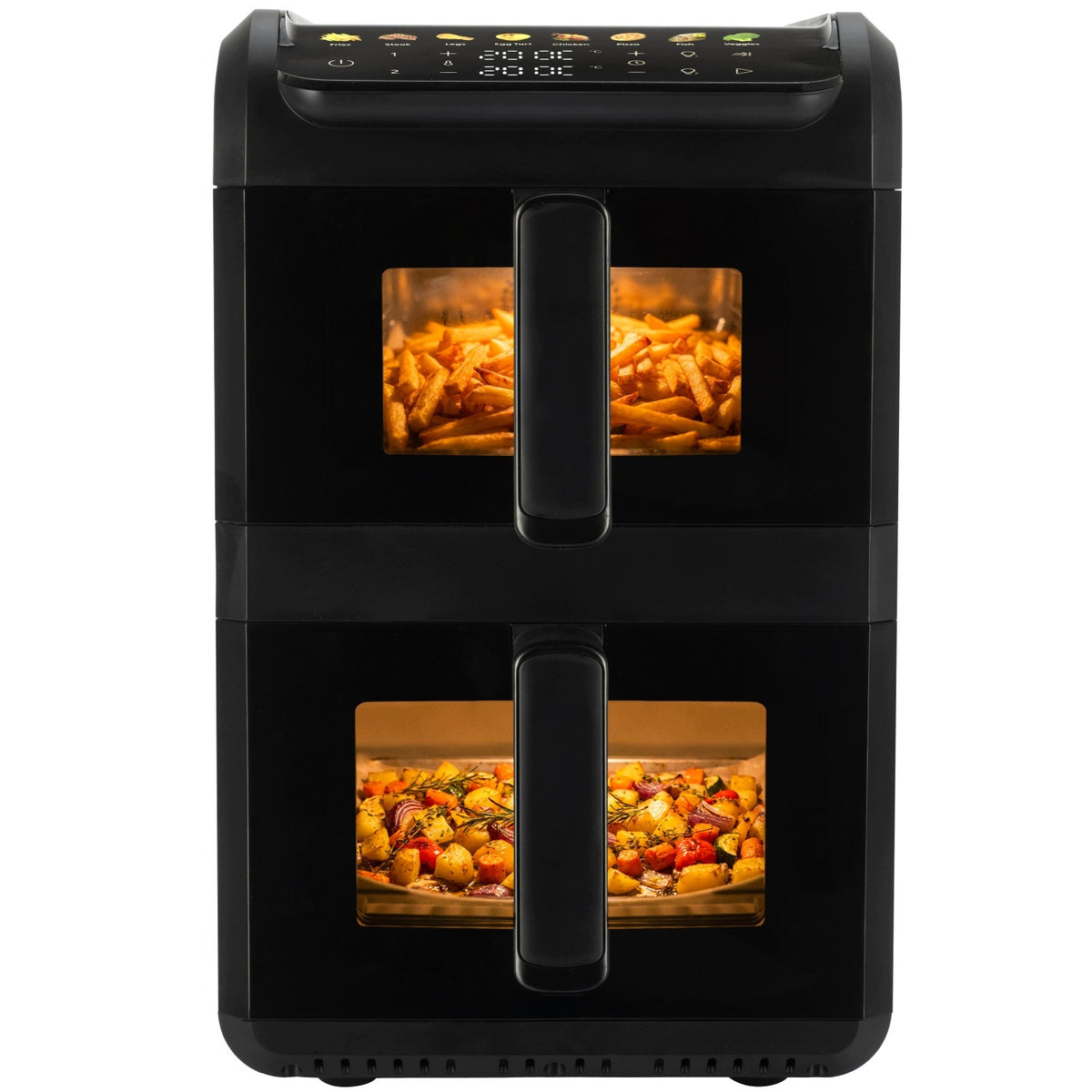 AIR FRYER TWO-CHAMBER NON-FAT AIRFRYER 10L AIR FRYER 2,7 Packaging status original